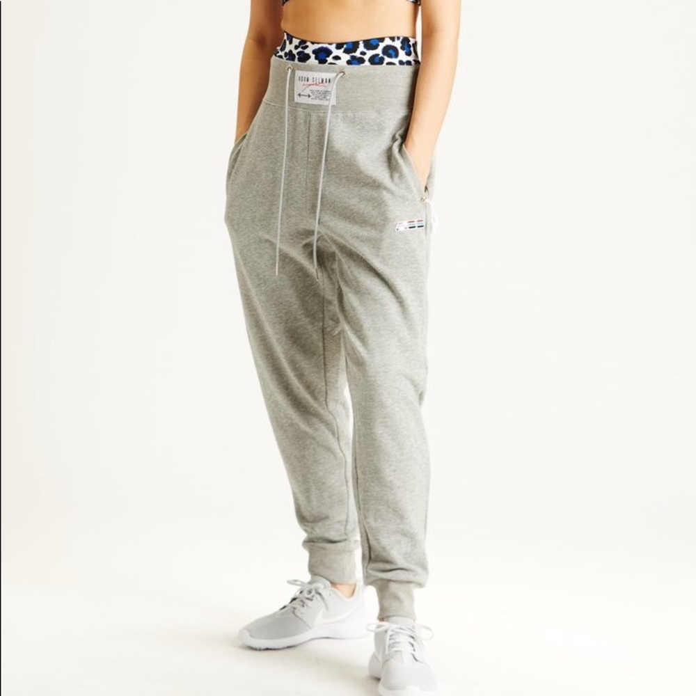 ADAM SELMAN SPORT High Waist Sweatpants